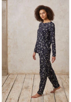 W's Stars L/S Pyjama Top - 100% Organic Certified Cotton -Sportswear Shop ws stars ls pyjama top 100 organic certified cotton underwear people tree 394807