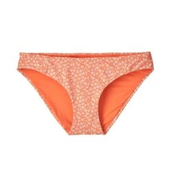 Patagonia W's Sunamee Bikini Bottoms - Recycled Nylon -Sportswear Shop ws sunamee bikini bottoms recycled nylon swimwear patagonia bell flower tigerlily orange s 704116