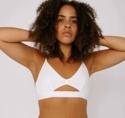 W's TENCEL Lite Bralette -Sportswear Shop ws tencel lite bralette bra organic basics white xs 270015