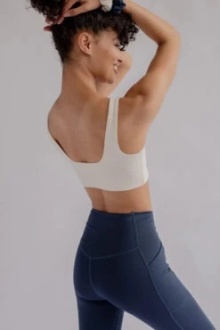 W's Tommy Bra Square Neck - Made From Recycled Plastic Bottles -Sportswear Shop ws tommy bra square neck made from recycled plastic bottles underwear girlfriend collective 427797