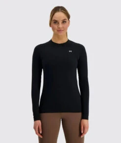 W's Training Long Sleeve - Recycled Polyester & Tencel Lyocell -Sportswear Shop ws training long sleeve recycled polyester tencel lyocell shirt gymnation black xs 147520