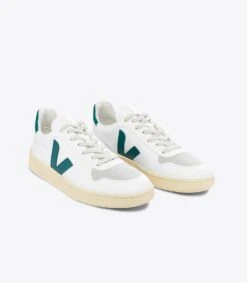 Veja W's V-10 CWL - Cotton Worked As Leather 33 Veja W's V-10 CWL - Cotton Worked As Leather -Sportswear Shop ws v 10 cwl cotton worked as leather shoes veja white brittany 37 653933