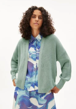 Armedangels W's Vildaanas Cardigan - Organic Cotton -Sportswear Shop ws vildanaa soft cardigan organic cotton shirt armedangels lint s 174002